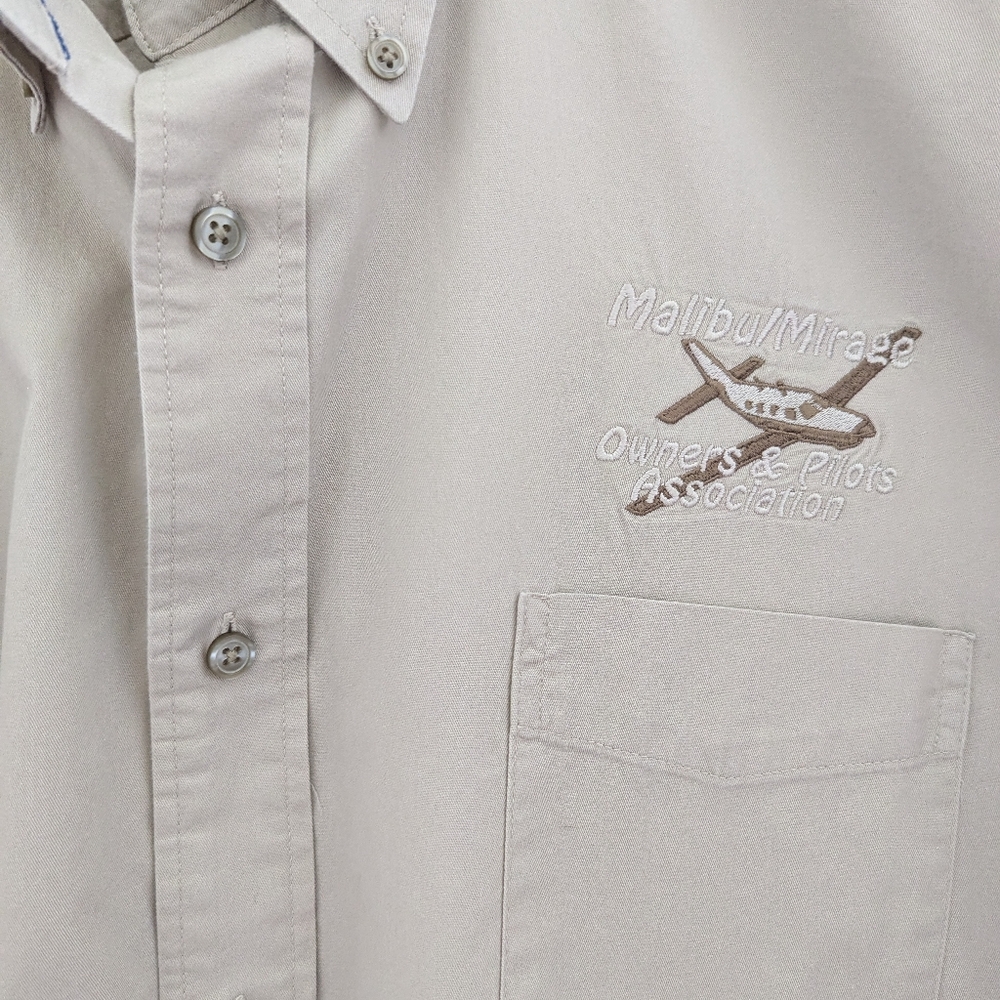 Piper Malibu Mirage OwnerShirt MENS XL Pilot Aviator Airplane MMOPA PMOPA Fly In
